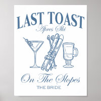 Dernière toaste sur les pentes célibataire ski nup