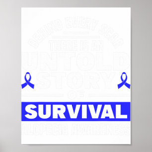 Affiche Derrière Chaque Scar Untold Story Soutien Alopecia