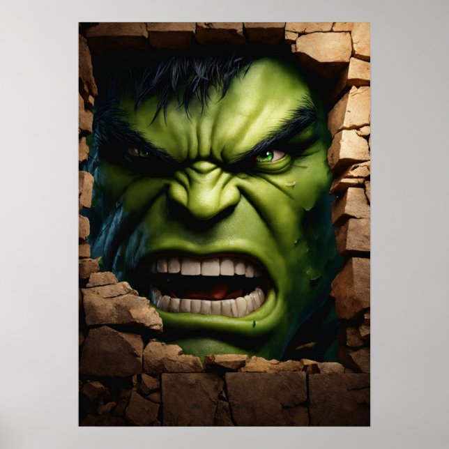 Affiche Derrière le mur : le monstre à l'intérieur (Devant)