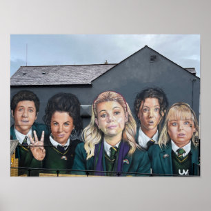 Affiche Derry/Londonderry Irlande du Nord Derry Girls