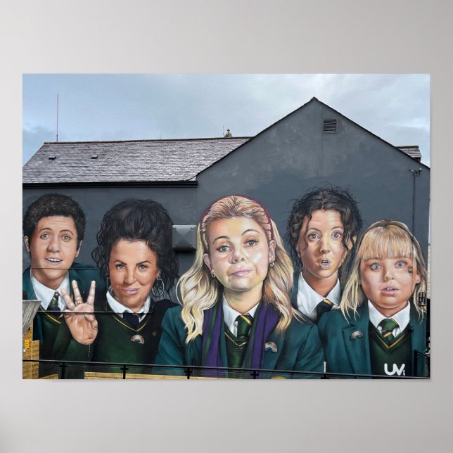 Affiche Derry/Londonderry Irlande du Nord Derry Girls (Devant)