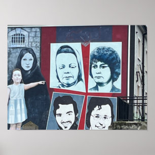 Affiche Derry/Londonderry Irlande du Nord Les Troubles