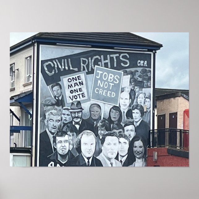 Affiche Derry/Londonderry Irlande du Nord Les Troubles (Devant)