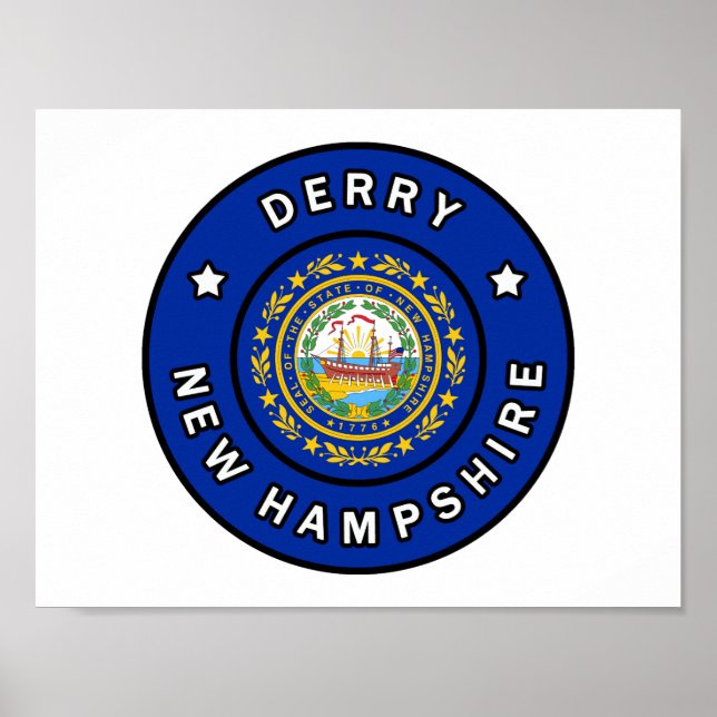 Affiche Derry New Hampshire (Devant)