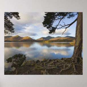Affiche Derwentwater, Lake District, Cumbria, Angleterre