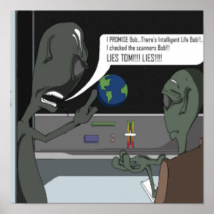 Affiche Des Aliens ont trouvé Intelligent Life ? ?