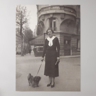 Affiche des années 1930 à Paris