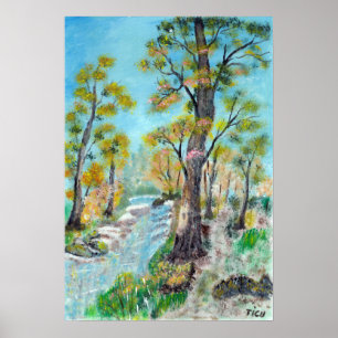 Affiche des arbres de Dreamland