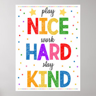 Affiche des attentes en classe