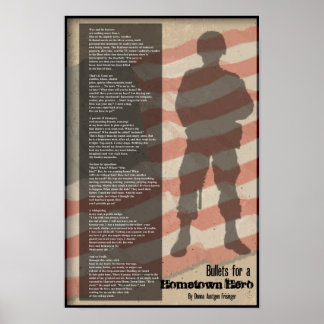 Affiche Des balles pour un héros de la ville natale