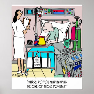 Affiche Des beignets sur la voie cardiaque