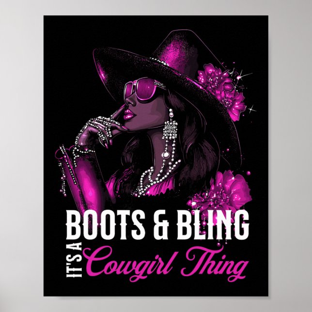 Affiche Des bottes et des paillettes, c'est une affaire de (Devant)