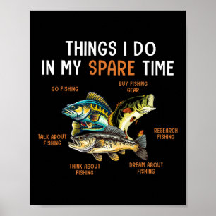 Affiche Des Choses Que Je Fais Dans Mon Temps De Rechange