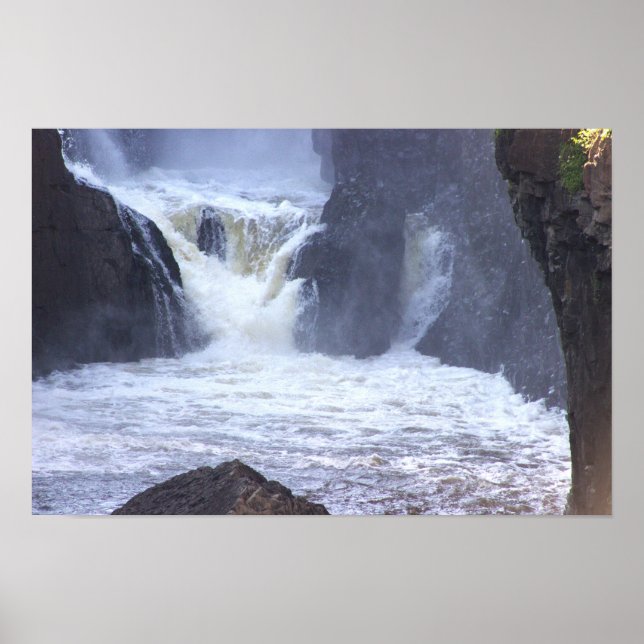 Affiche des chutes d'eau de Passaic (Devant)