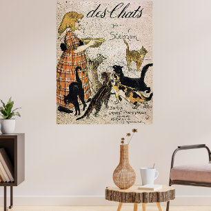 Affiche Des Conversations par Theophile Steinlen