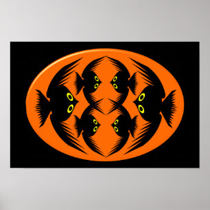 Affiche des corbeaux d'Halloween