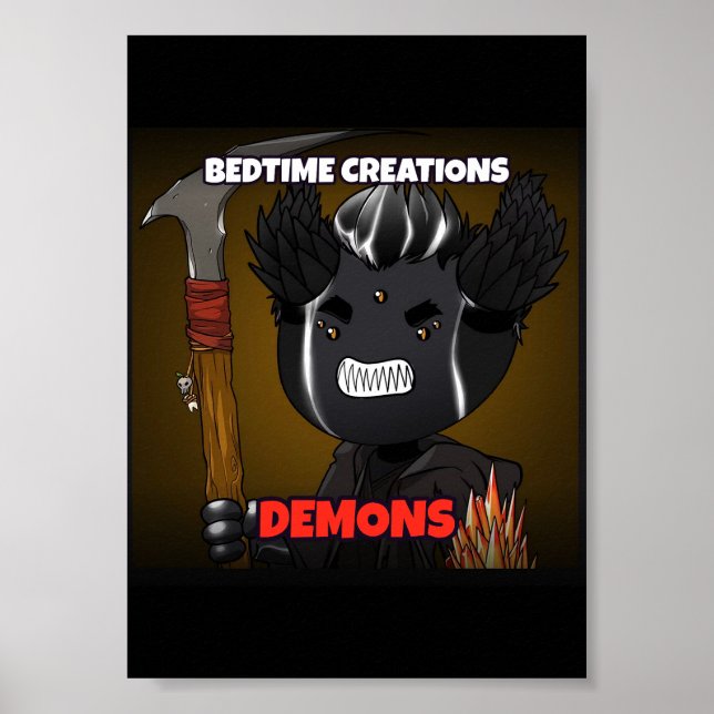 Affiche des Démons de Bedtime Creations (Devant)