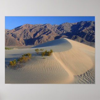 Affiche des dunes et des montagnes de la vallée de