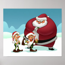 Affiche des elfes mécontents