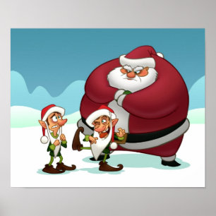 Affiche des elfes mécontents