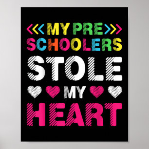 Affiche Des Enfants D'Âge Drôle M'Ont Volé Le Coeur, Je Su