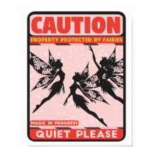 Affiche des enseignes fées