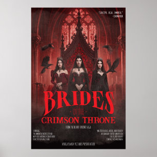 Affiche des Épouses Vampires Gothiques du Trône Cr