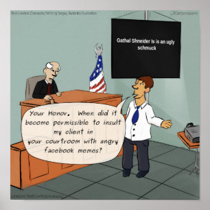 Affiche Des Escarres Drôle Sur Les Médias Sociaux Autorisé