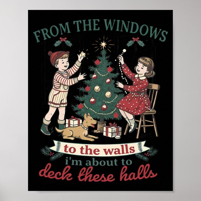 Affiche Des fenêtres aux murs, je vais décorer ça (Devant)