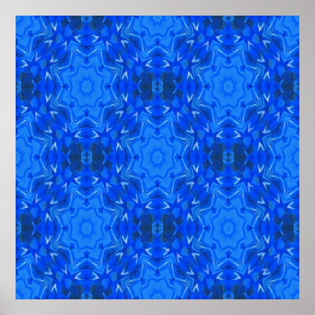 Affiche Des flocons de neige bleus.... (Devant)