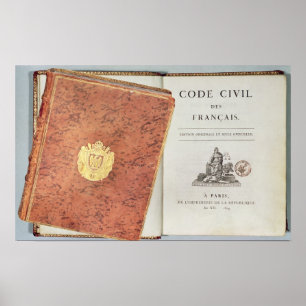 Affiche DES Francais de Le Code Civil