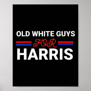 Affiche Des Gars Blancs Pour Harris Kamala