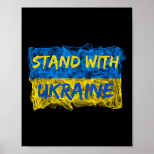 Affiche Des Hommes Prennent Position Avec L'Ukraine, Le Dr