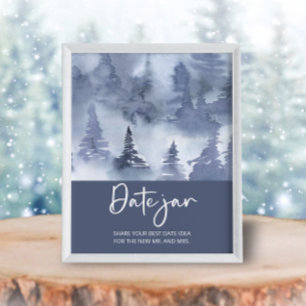 Affiche Des idées de la nuit de la forêt. Jeu de la mariée