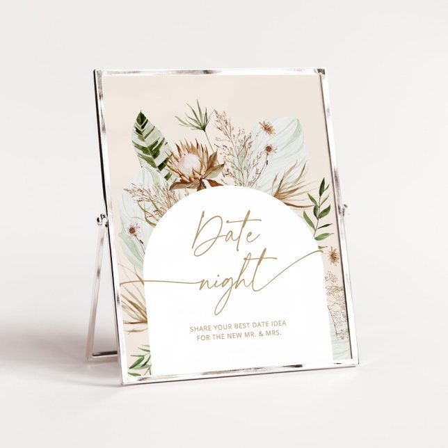 Affiche Des idées de la nuit des dattes bohème. Jeu de la  (Créateur téléchargé)