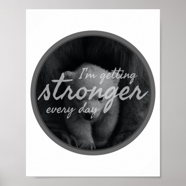 Affiche des idées positives sur la vie et l'acceptation de (Devant)