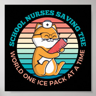 Affiche Des Infirmières Sauvons Le Monde Un Pack De Glace