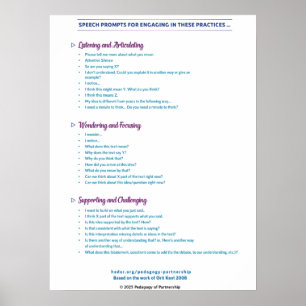 Affiche des invites vocales 18x24