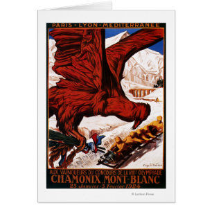 Affiche des Jeux olympiques d'hiver de 1924