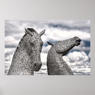 affiche des kelpies de l'écosse