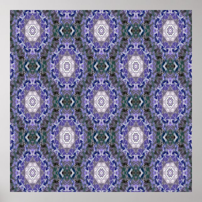 Affiche Des Mandalas Fleurs.... (Devant)