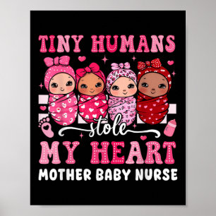 Affiche Des minuscules humains m'ont volé le coeur Mère Bé