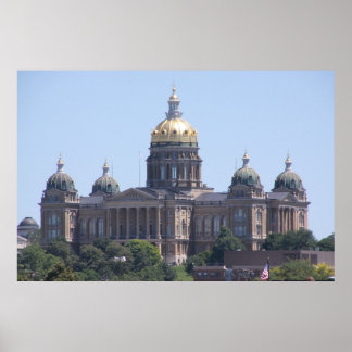 Affiche Des Moines Capitol