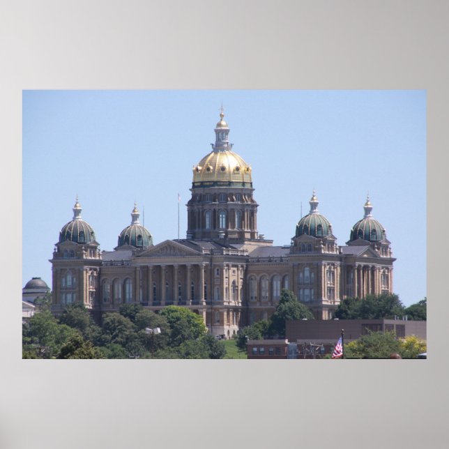 Affiche Des Moines Capitol (Devant)