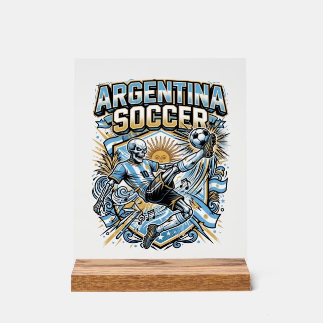 Affiche des Nations de football squelette d'Argent (Recto)