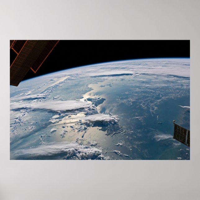 Affiche Des Nuages Autour De Sumatra, Indonésie. (Devant)