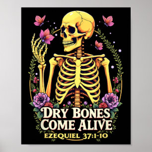 Affiche Des os Sec Venir Vivants Christian Danser Skeleton