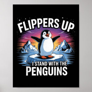 Affiche Des Palmes En Haut Je Me Trouve Avec Les Pingouins
