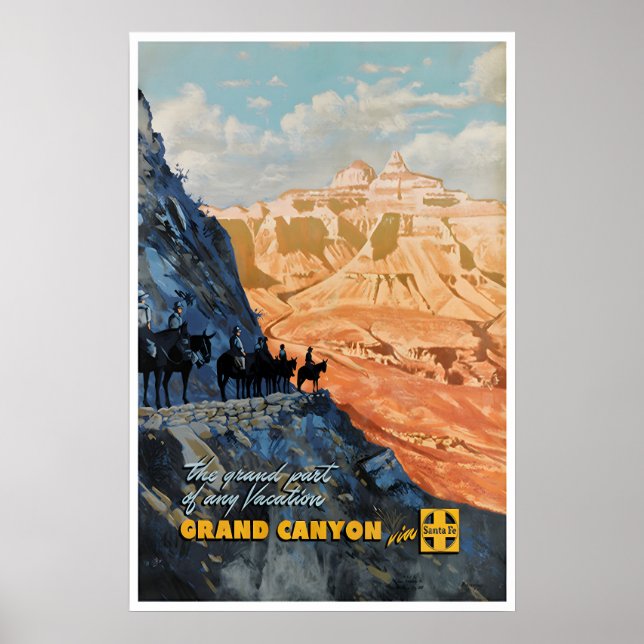 Affiche des parcs nationaux d'art du Grand Canyon  (Devant)
