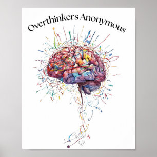 Affiche Des penseurs anonymes - QG Spiral Pensée